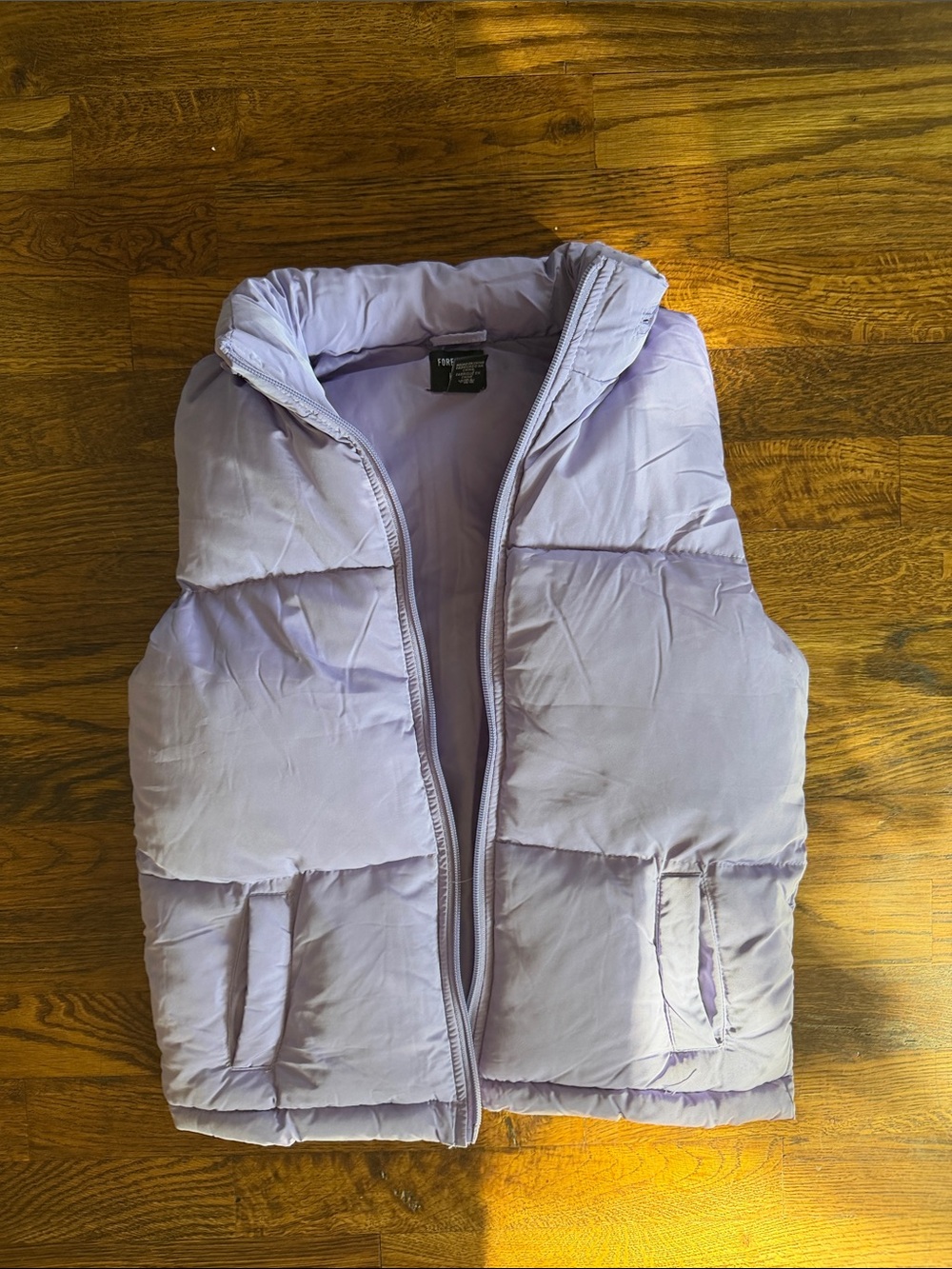 Forever 21 Lilac Puffer Vest for Kids